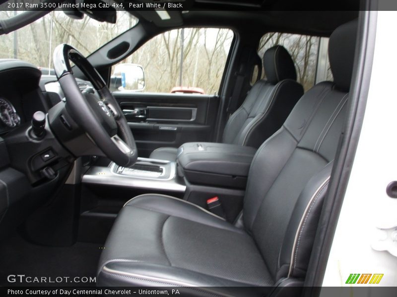 Pearl White / Black 2017 Ram 3500 Limited Mega Cab 4x4