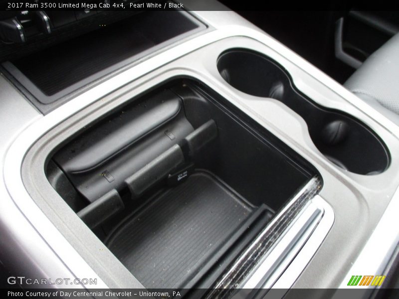 Pearl White / Black 2017 Ram 3500 Limited Mega Cab 4x4