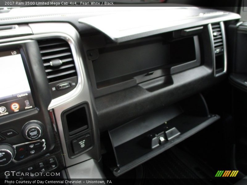 Pearl White / Black 2017 Ram 3500 Limited Mega Cab 4x4