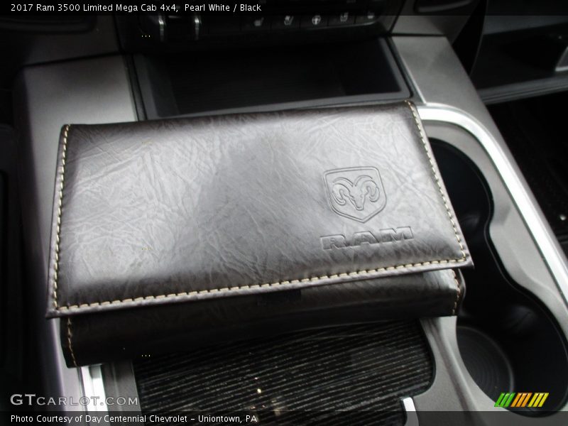Pearl White / Black 2017 Ram 3500 Limited Mega Cab 4x4