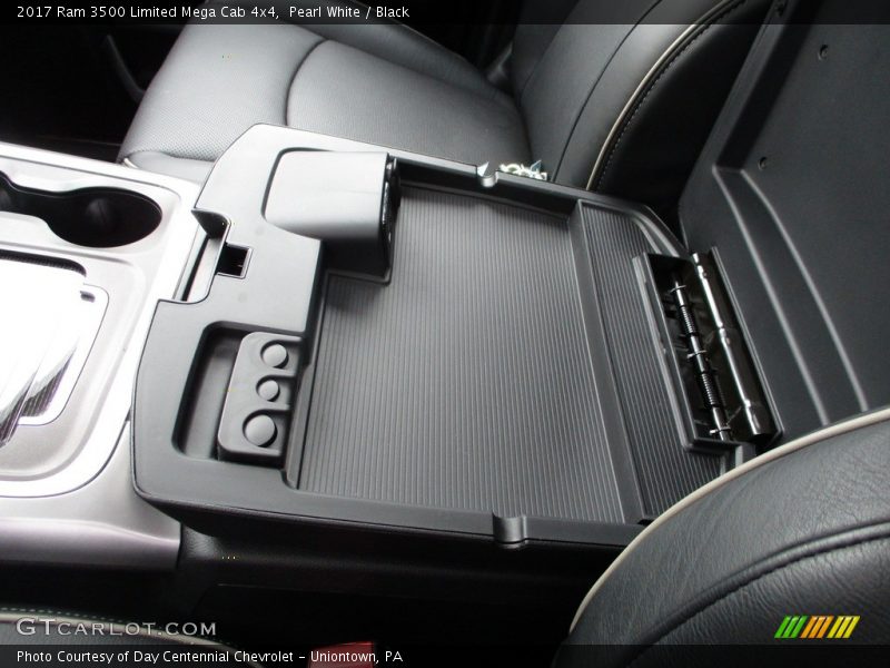 Pearl White / Black 2017 Ram 3500 Limited Mega Cab 4x4