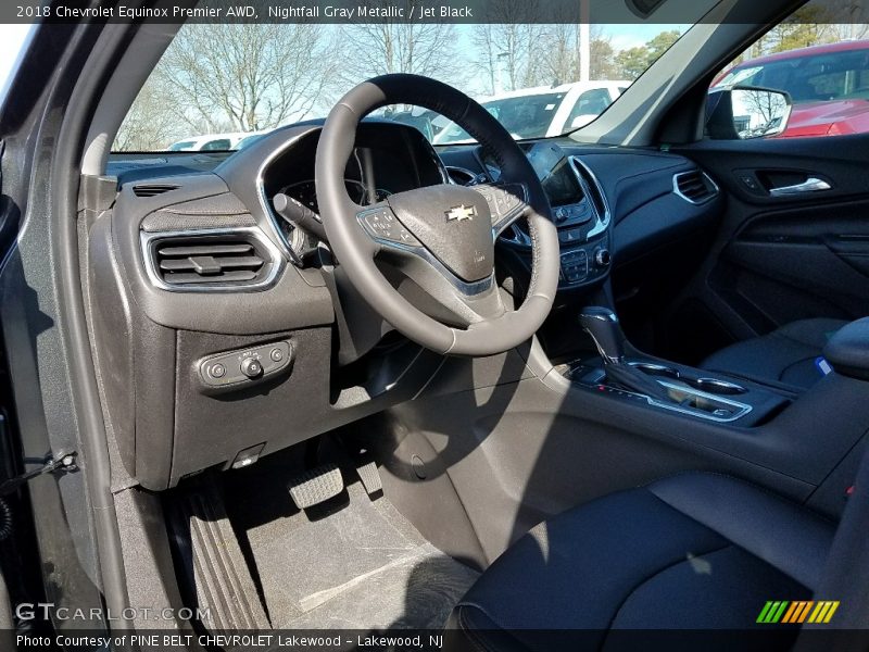 Nightfall Gray Metallic / Jet Black 2018 Chevrolet Equinox Premier AWD