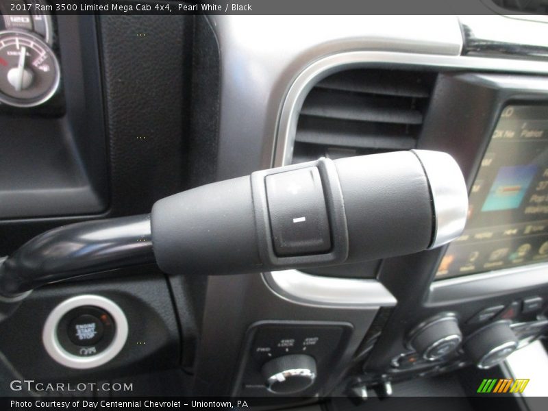 Pearl White / Black 2017 Ram 3500 Limited Mega Cab 4x4