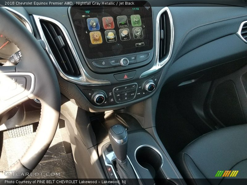 Nightfall Gray Metallic / Jet Black 2018 Chevrolet Equinox Premier AWD