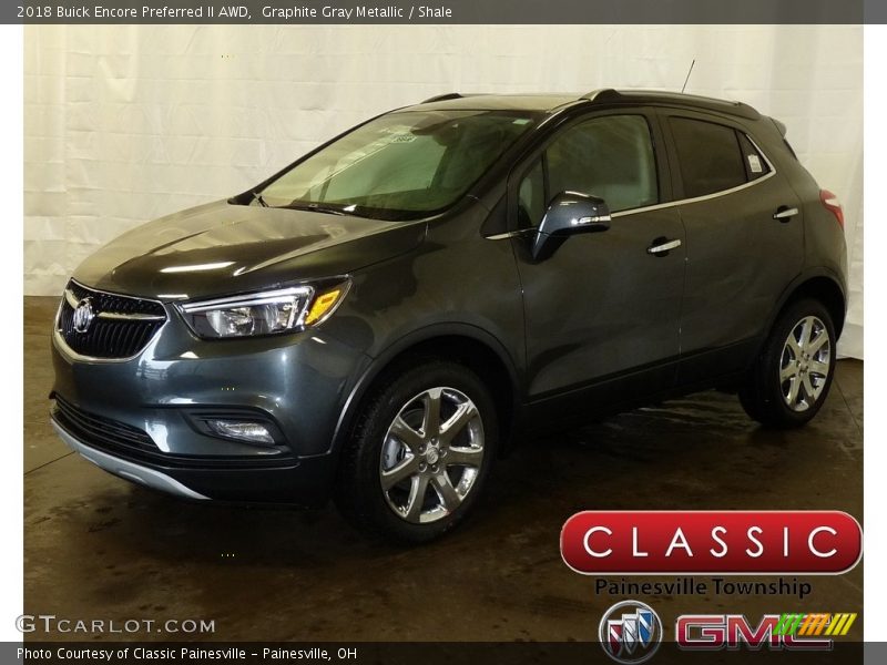 Graphite Gray Metallic / Shale 2018 Buick Encore Preferred II AWD
