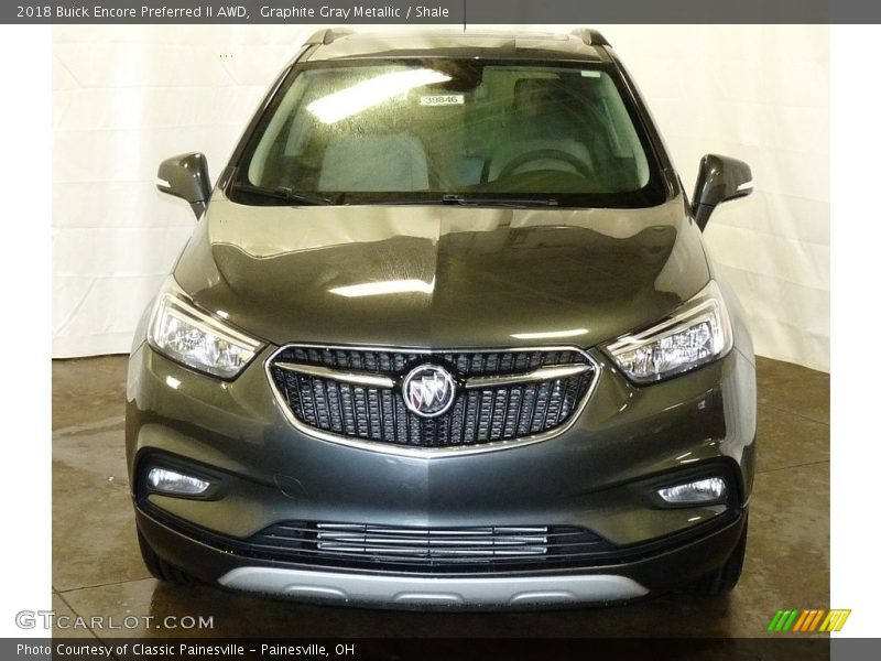 Graphite Gray Metallic / Shale 2018 Buick Encore Preferred II AWD