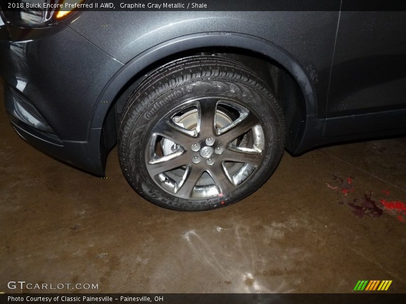 Graphite Gray Metallic / Shale 2018 Buick Encore Preferred II AWD
