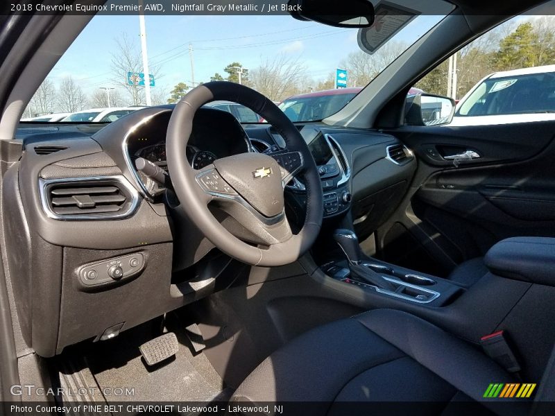 Nightfall Gray Metallic / Jet Black 2018 Chevrolet Equinox Premier AWD