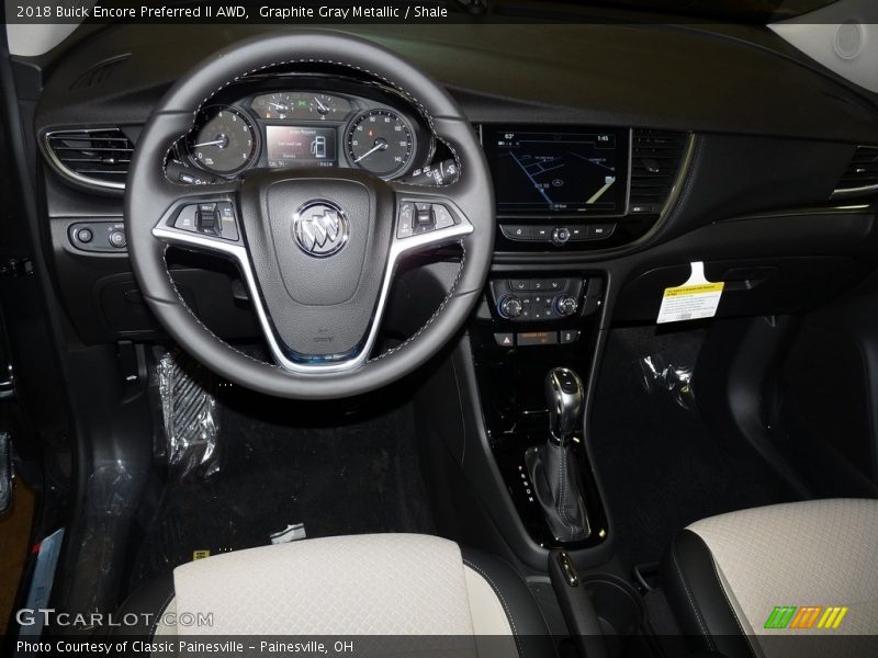 Graphite Gray Metallic / Shale 2018 Buick Encore Preferred II AWD