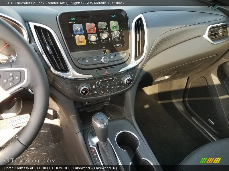 Nightfall Gray Metallic / Jet Black 2018 Chevrolet Equinox Premier AWD