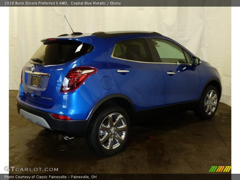 Coastal Blue Metallic / Ebony 2018 Buick Encore Preferred II AWD