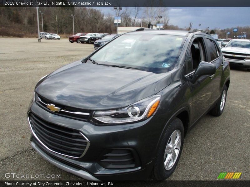 Nightfall Gray Metallic / Jet Black 2018 Chevrolet Trax LT