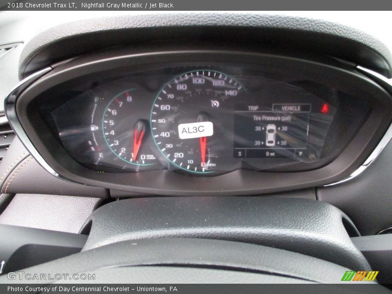 Nightfall Gray Metallic / Jet Black 2018 Chevrolet Trax LT