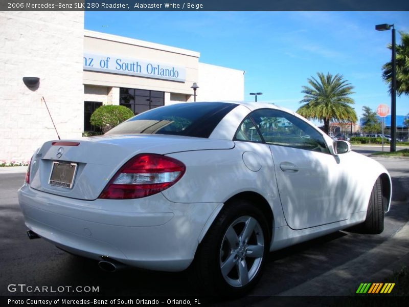 Alabaster White / Beige 2006 Mercedes-Benz SLK 280 Roadster