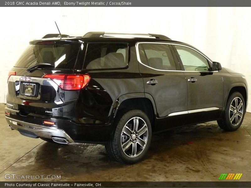 Ebony Twilight Metallic / Cocoa/Shale 2018 GMC Acadia Denali AWD