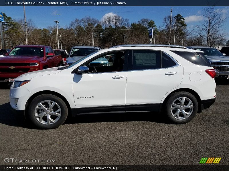 Summit White / Jet Black/­Brandy 2018 Chevrolet Equinox Premier AWD