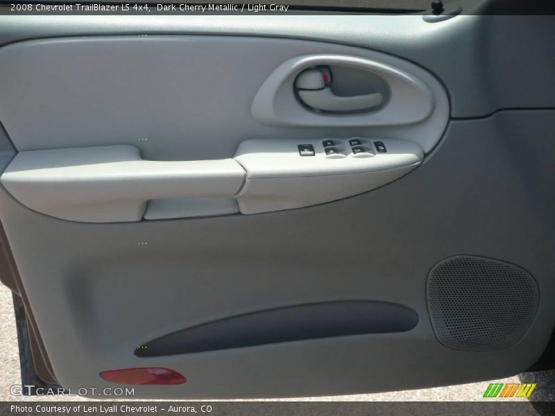Dark Cherry Metallic / Light Gray 2008 Chevrolet TrailBlazer LS 4x4