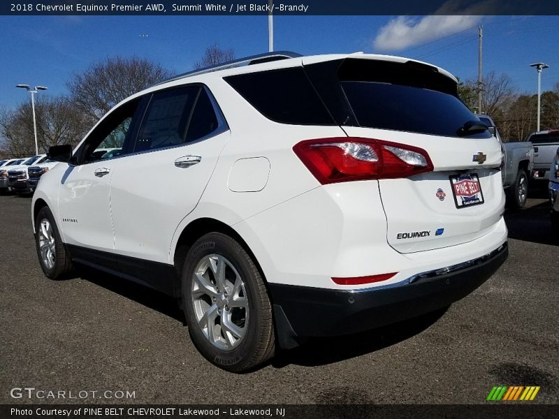 Summit White / Jet Black/­Brandy 2018 Chevrolet Equinox Premier AWD