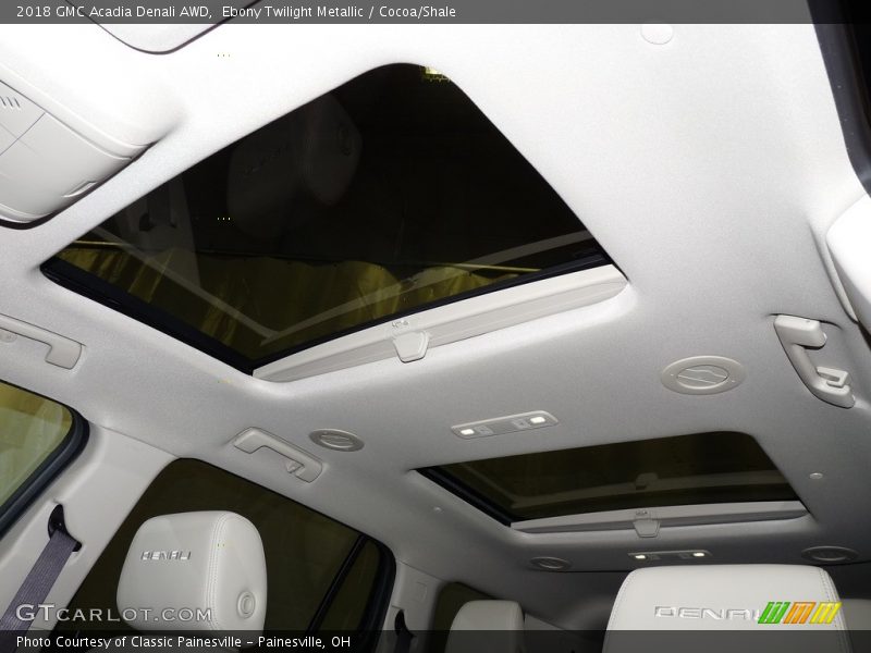 Ebony Twilight Metallic / Cocoa/Shale 2018 GMC Acadia Denali AWD