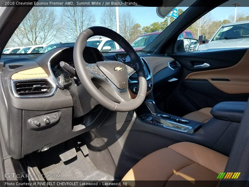 Summit White / Jet Black/­Brandy 2018 Chevrolet Equinox Premier AWD