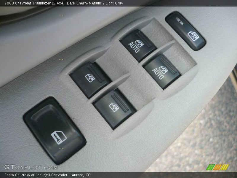 Dark Cherry Metallic / Light Gray 2008 Chevrolet TrailBlazer LS 4x4