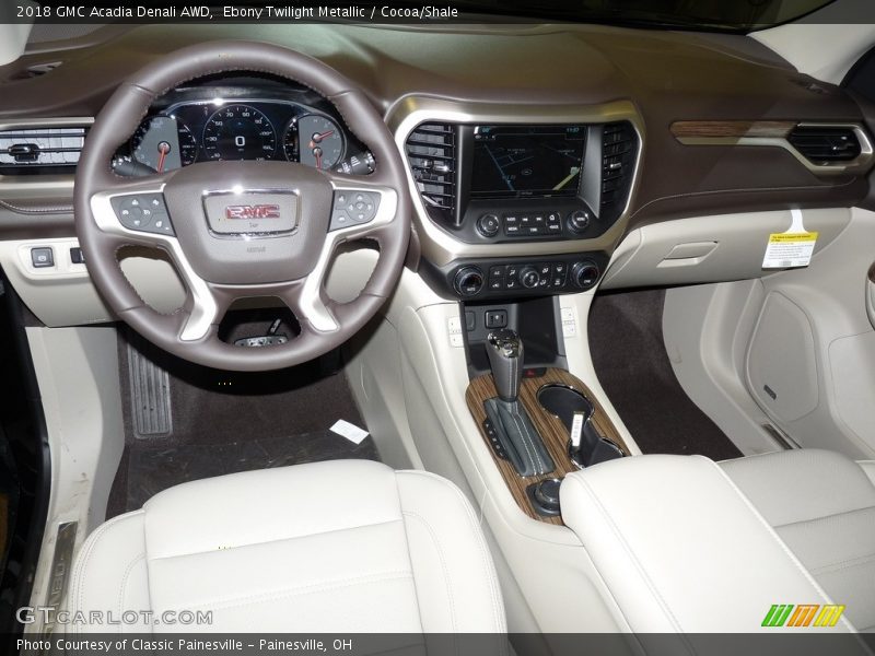 Ebony Twilight Metallic / Cocoa/Shale 2018 GMC Acadia Denali AWD