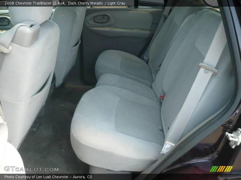 Dark Cherry Metallic / Light Gray 2008 Chevrolet TrailBlazer LS 4x4
