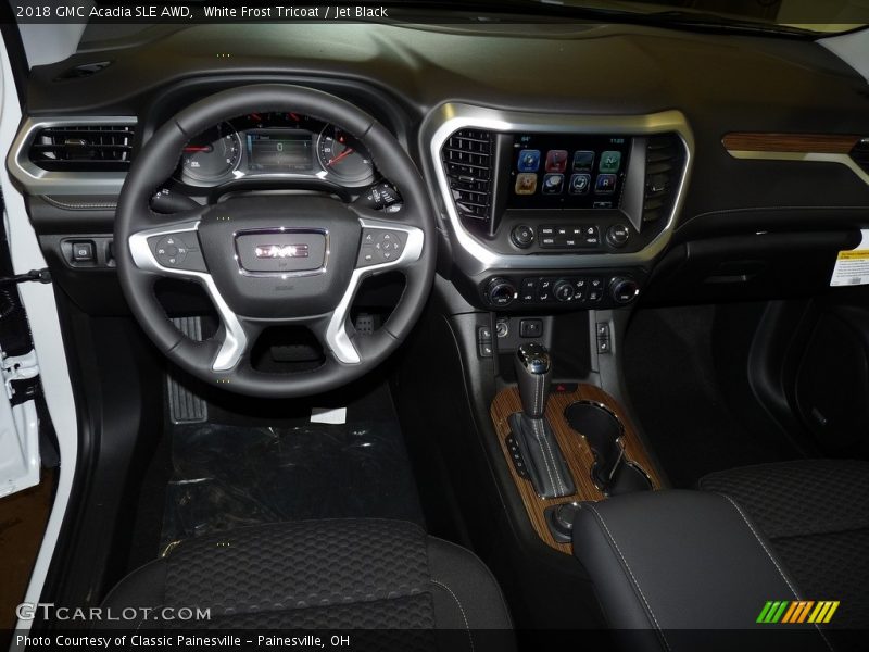 White Frost Tricoat / Jet Black 2018 GMC Acadia SLE AWD