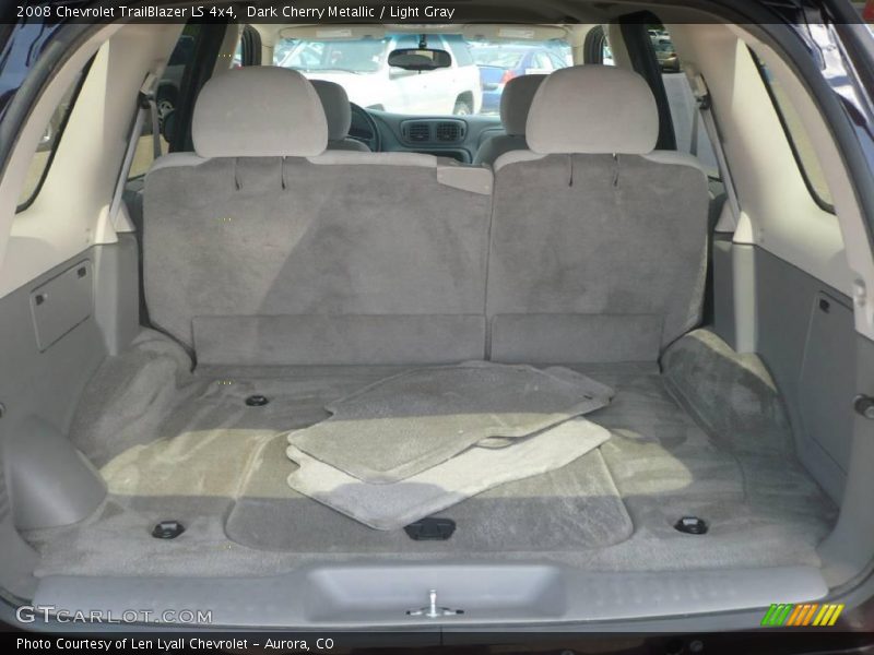 Dark Cherry Metallic / Light Gray 2008 Chevrolet TrailBlazer LS 4x4