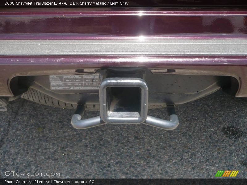 Dark Cherry Metallic / Light Gray 2008 Chevrolet TrailBlazer LS 4x4