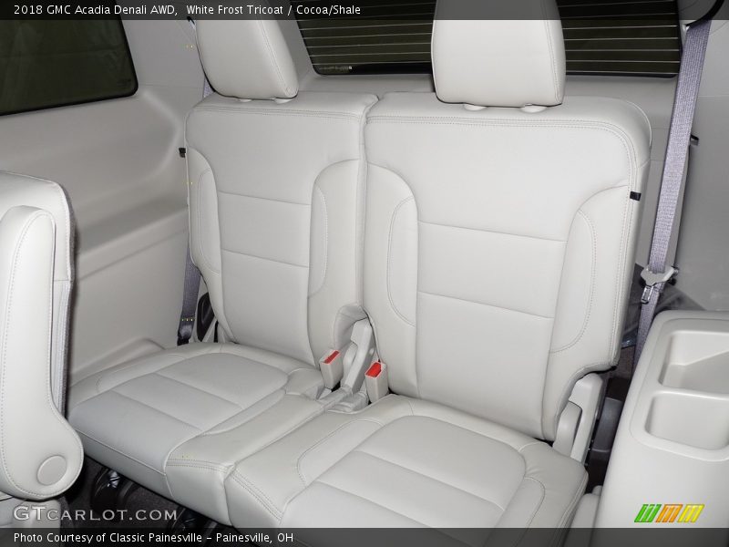 White Frost Tricoat / Cocoa/Shale 2018 GMC Acadia Denali AWD