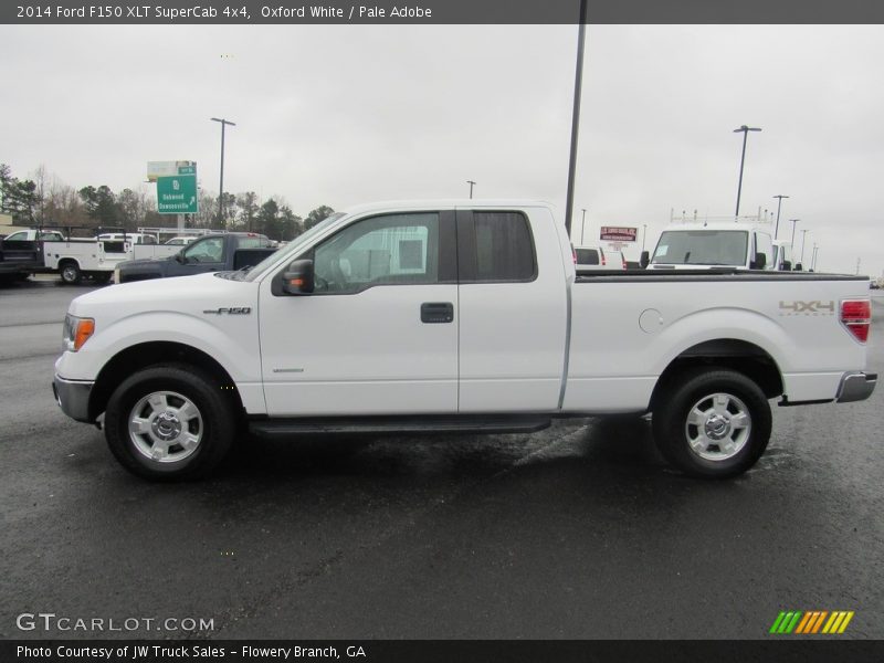 Oxford White / Pale Adobe 2014 Ford F150 XLT SuperCab 4x4