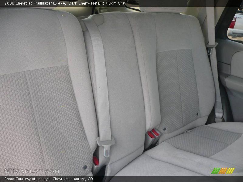 Dark Cherry Metallic / Light Gray 2008 Chevrolet TrailBlazer LS 4x4
