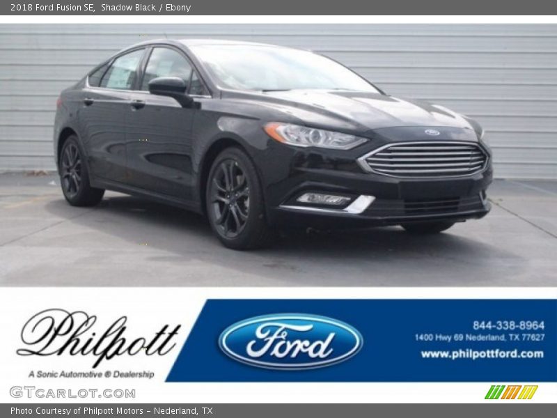 Shadow Black / Ebony 2018 Ford Fusion SE
