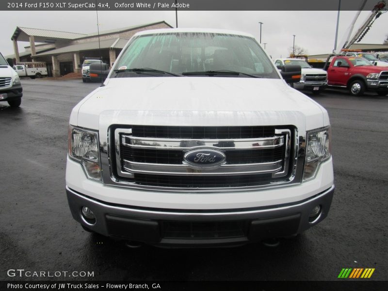 Oxford White / Pale Adobe 2014 Ford F150 XLT SuperCab 4x4