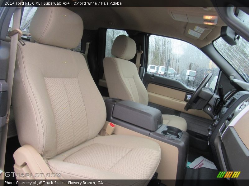 Oxford White / Pale Adobe 2014 Ford F150 XLT SuperCab 4x4