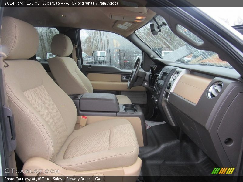 Oxford White / Pale Adobe 2014 Ford F150 XLT SuperCab 4x4