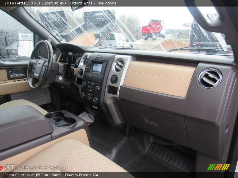 Oxford White / Pale Adobe 2014 Ford F150 XLT SuperCab 4x4