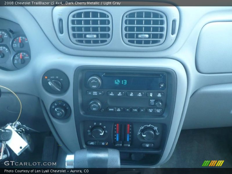 Dark Cherry Metallic / Light Gray 2008 Chevrolet TrailBlazer LS 4x4