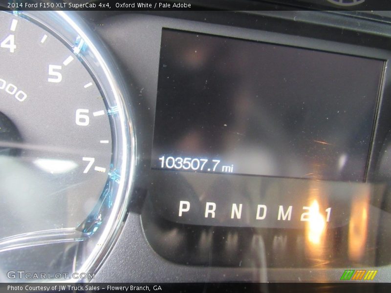 Oxford White / Pale Adobe 2014 Ford F150 XLT SuperCab 4x4