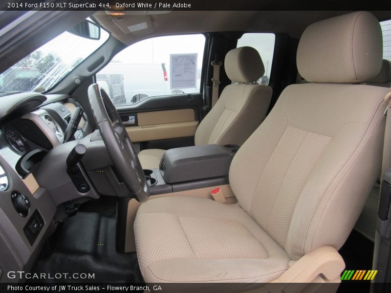 Oxford White / Pale Adobe 2014 Ford F150 XLT SuperCab 4x4