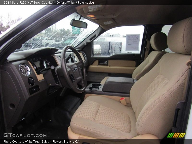 Oxford White / Pale Adobe 2014 Ford F150 XLT SuperCab 4x4