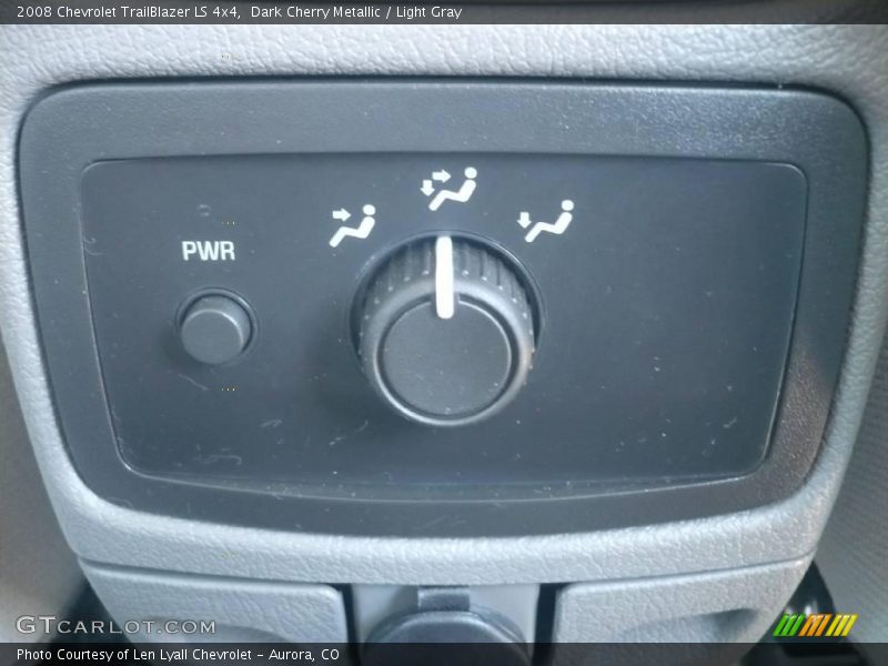Dark Cherry Metallic / Light Gray 2008 Chevrolet TrailBlazer LS 4x4