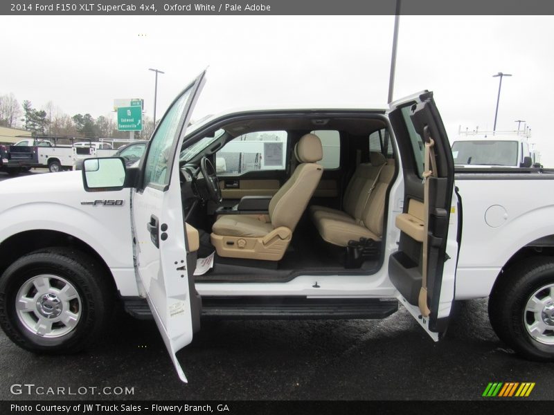 Oxford White / Pale Adobe 2014 Ford F150 XLT SuperCab 4x4