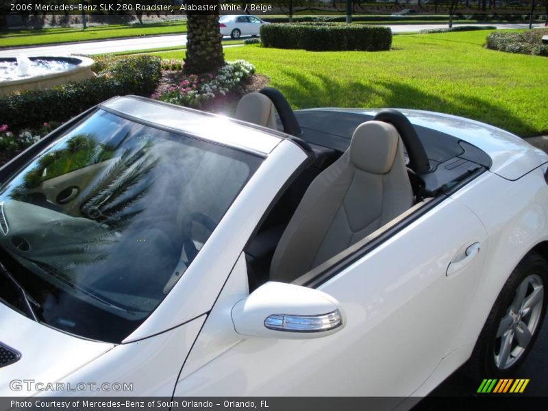 Alabaster White / Beige 2006 Mercedes-Benz SLK 280 Roadster