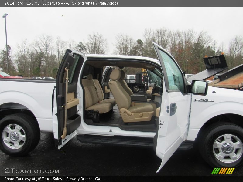 Oxford White / Pale Adobe 2014 Ford F150 XLT SuperCab 4x4
