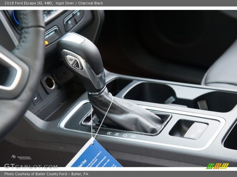Ingot Silver / Charcoal Black 2018 Ford Escape SEL 4WD