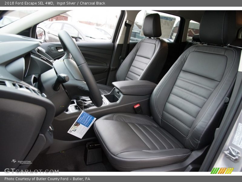Ingot Silver / Charcoal Black 2018 Ford Escape SEL 4WD