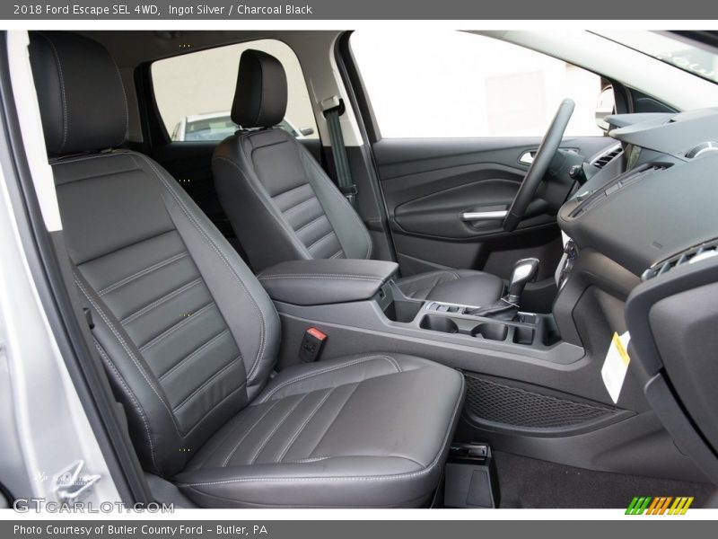 Ingot Silver / Charcoal Black 2018 Ford Escape SEL 4WD