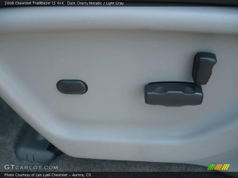 Dark Cherry Metallic / Light Gray 2008 Chevrolet TrailBlazer LS 4x4